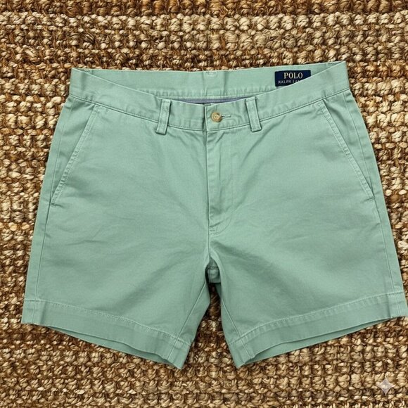 Polo Ralph Lauren Salinger Straight Fit Chino Short (31 Men’s) Sea foam Green - Picture 1 of 9